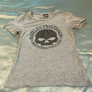 Harley Davidson Skull and Bones Tee